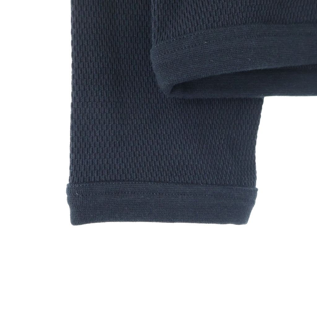STONE ISLAND(ストーンアイランド) Waffle ワッフル ロゴパッチ サーマルカットソー ブラック L1S156100011
