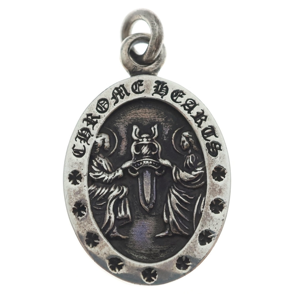 CHROME HEARTS(クロムハーツ) ANGEL MEDAL OVAL オーバルエンジェルメダル ペンダントトップ シルバー BCA207