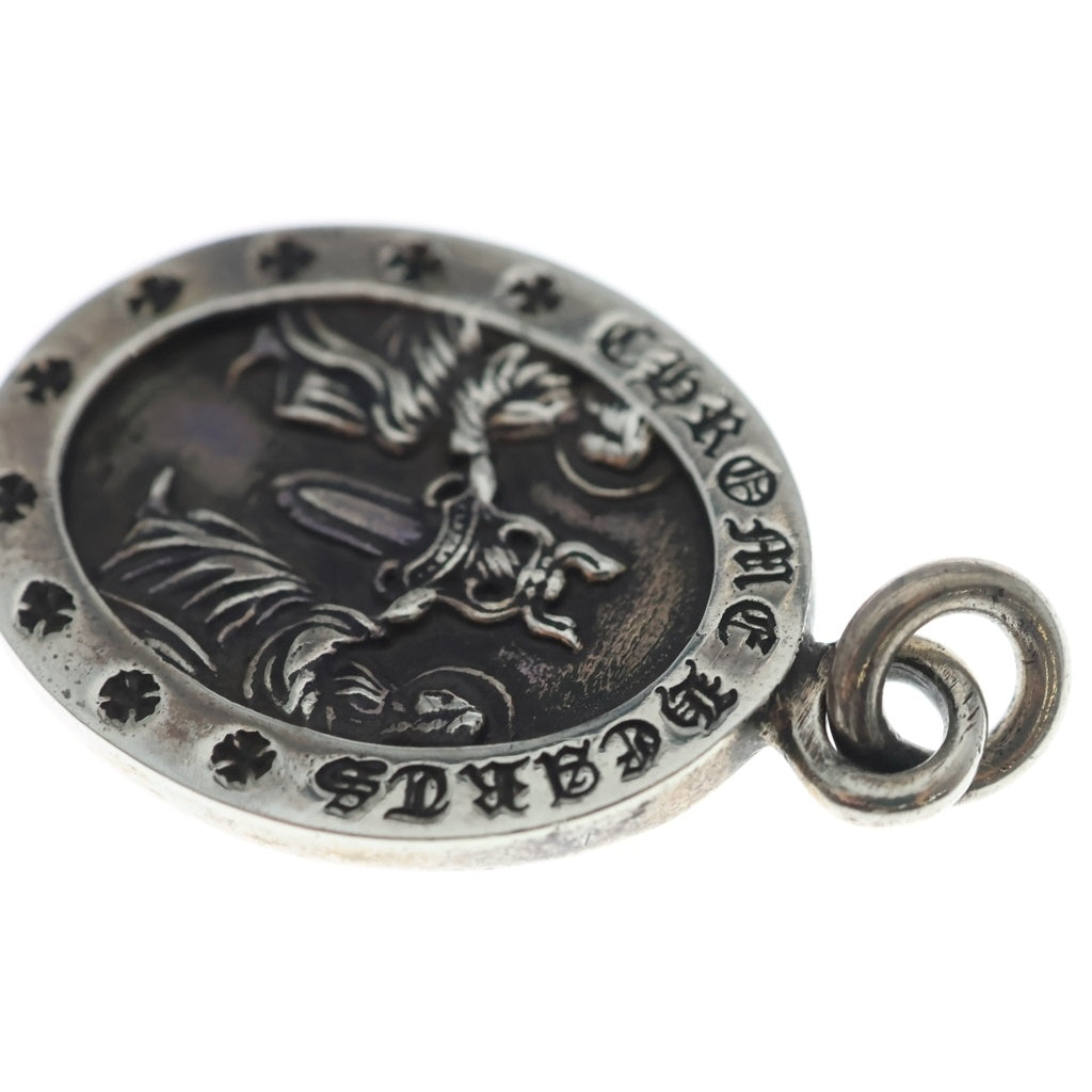 CHROME HEARTS(クロムハーツ) ANGEL MEDAL OVAL オーバルエンジェルメダル ペンダントトップ シルバー BCA207