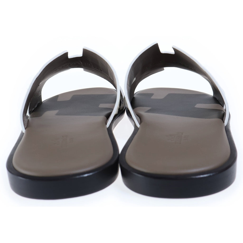 HERMES(エルメス) Himalaya Crocodile Niloticus mat Sandal ヒマラヤ クロコダイル ニロティカスマット サンダル ホワイト/ブラウン