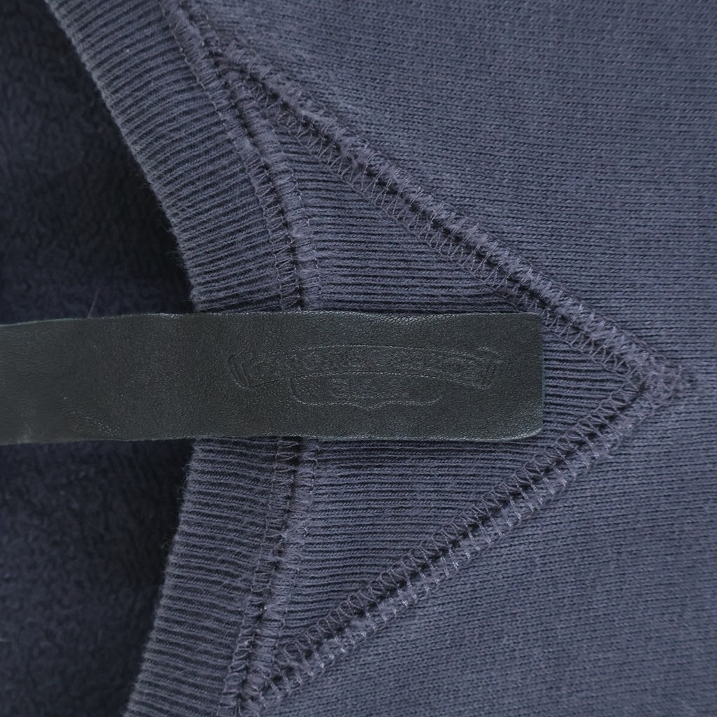 CHROME HEARTS(クロムハーツ) GRP Y NOT Crewneck Sweatshirt ワイノット クロスパッチ クルーネックスウェットシャツ ネイビー/レッド