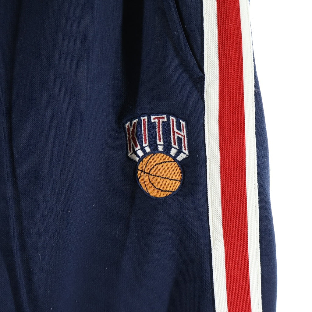 KITH(キス) ×NEW YORK KNICKS CLASSIC DAMON PANT トラックパンツ ネイビー