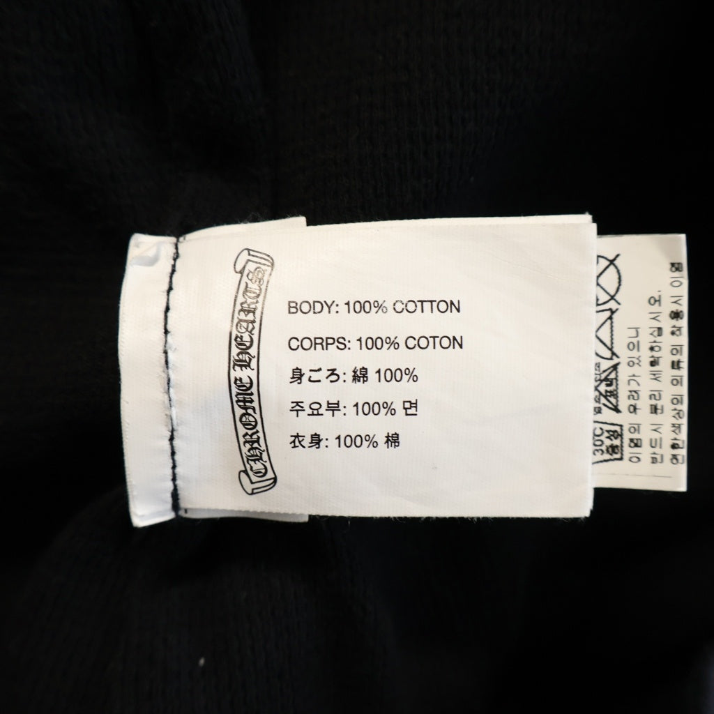 CHROME HEARTS(クロムハーツ) SWTSHRT HD ZIP バックヴァインダガープリントジップアップパーカー ブラック