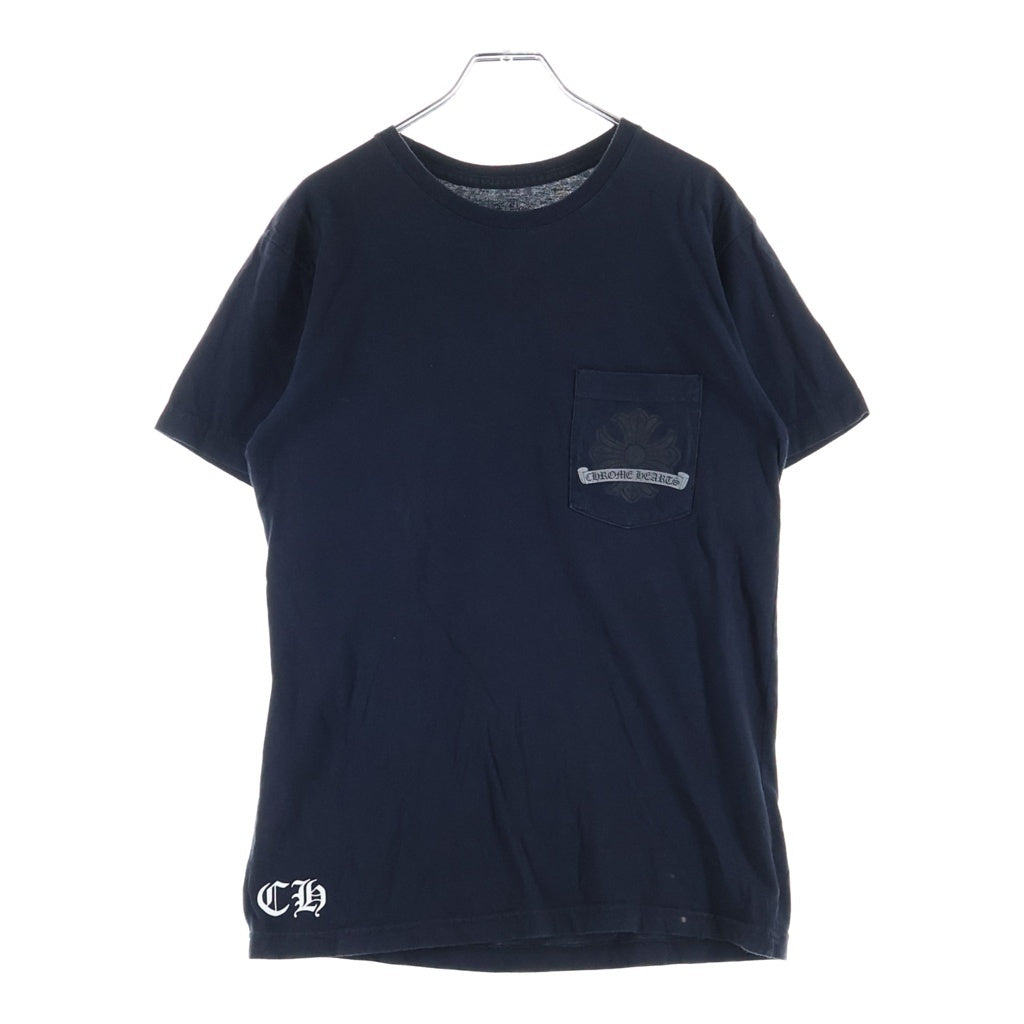 CHROME HEARTS(クロムハーツ) CH HORSESHOE ホースシュープリント 半袖Tシャツカットソー ブラック/シルバー