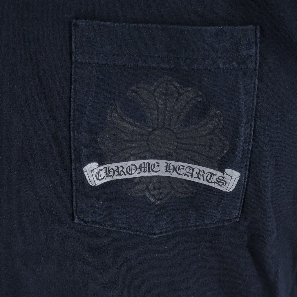 CHROME HEARTS(クロムハーツ) CH HORSESHOE ホースシュープリント 半袖Tシャツカットソー ブラック/シルバー
