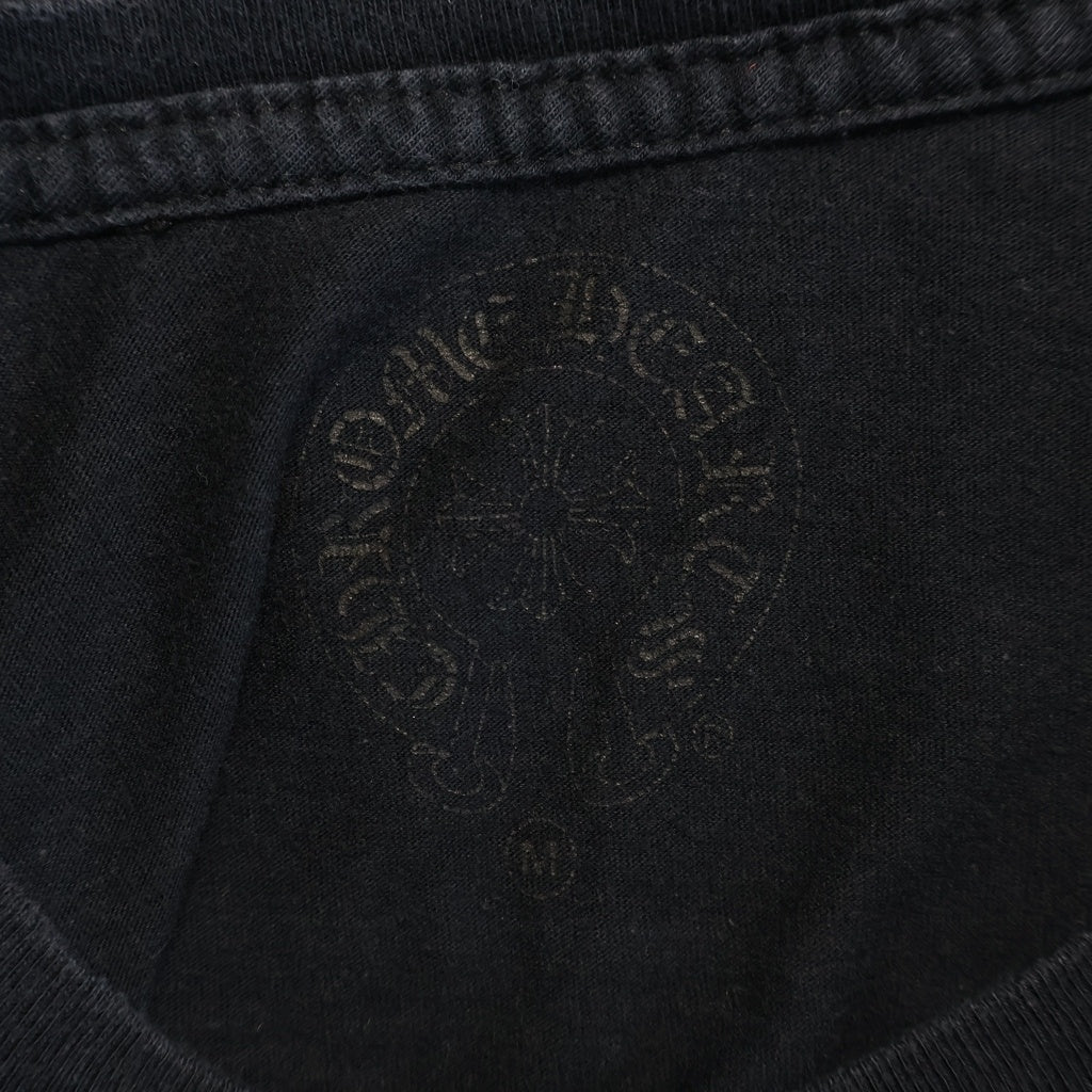 CHROME HEARTS(クロムハーツ) CH HORSESHOE ホースシュープリント 半袖Tシャツカットソー ブラック/シルバー