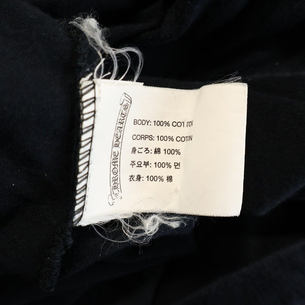 CHROME HEARTS(クロムハーツ) CH HORSESHOE ホースシュープリント 半袖Tシャツカットソー ブラック/シルバー