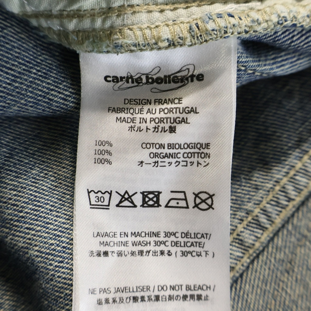 NO BRAND(ノーブランド) CARNE BOLIENTE LOVE PANTS 00'S カルネボレンテ ラブパンツ ハートデザインデニムパンツ インディゴ SS25DP0302