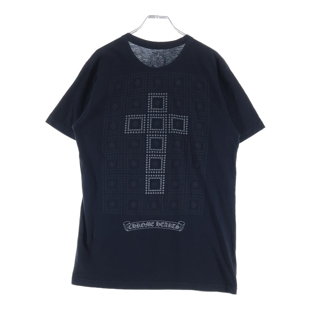 CHROME HEARTS(クロムハーツ) CH S/S フレームドクロス バック CHプラスプリント 半袖Tシャツカットソー ブラック