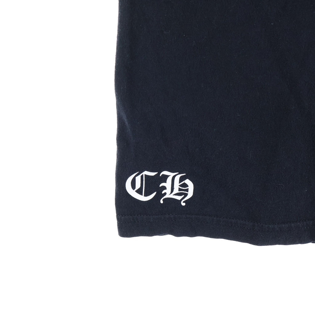 CHROME HEARTS(クロムハーツ) CH S/S フレームドクロス バック CHプラスプリント 半袖Tシャツカットソー ブラック