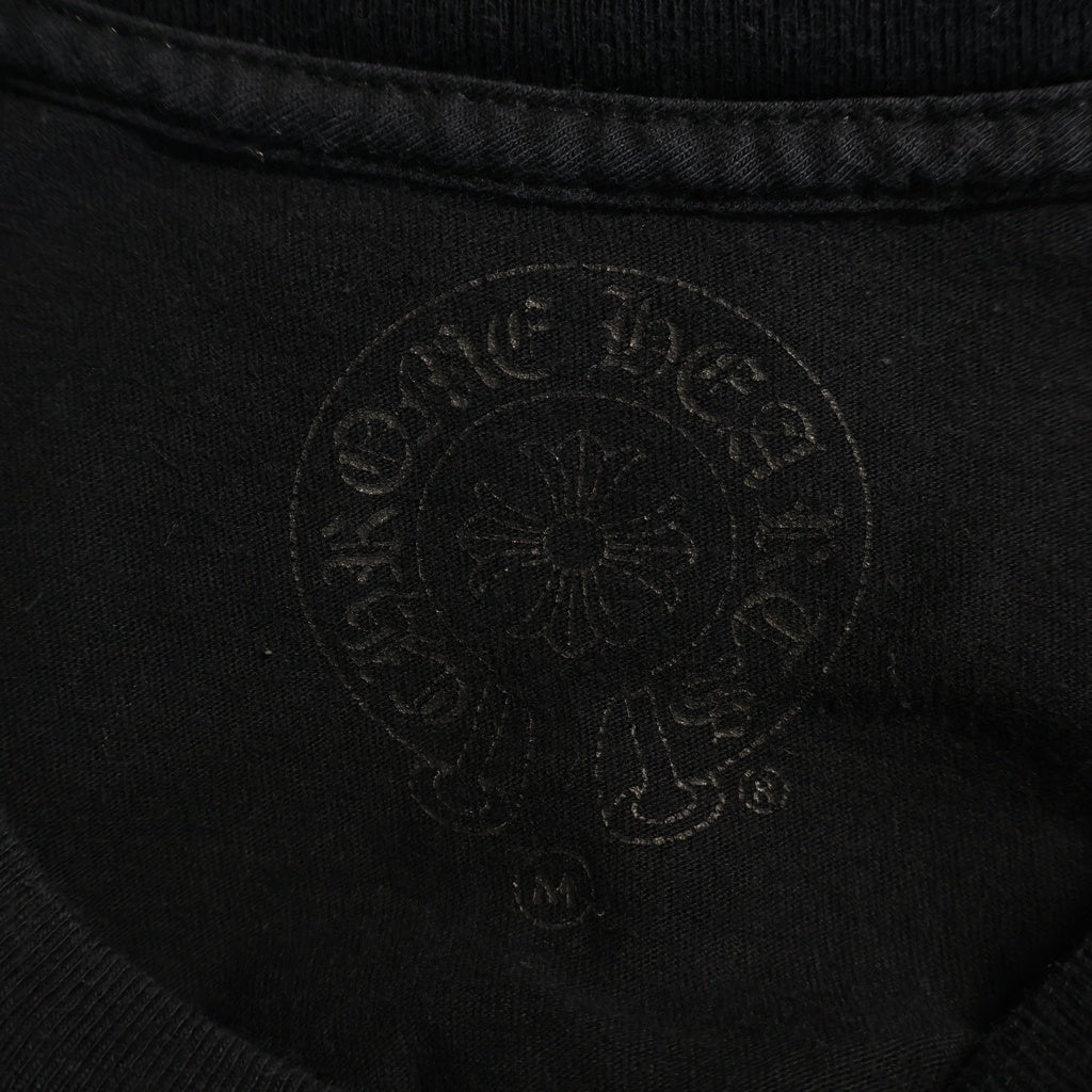 CHROME HEARTS(クロムハーツ) CH S/S フレームドクロス バック CHプラスプリント 半袖Tシャツカットソー ブラック