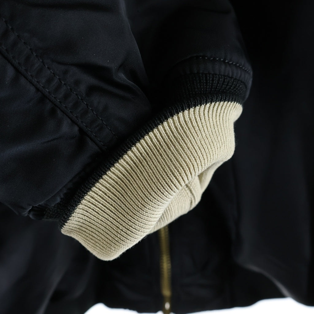 VETEMENTS(ヴェトモン) リバーシブルダブルジップ MA-1ブルゾンジャケット ブラック UAH21JA001