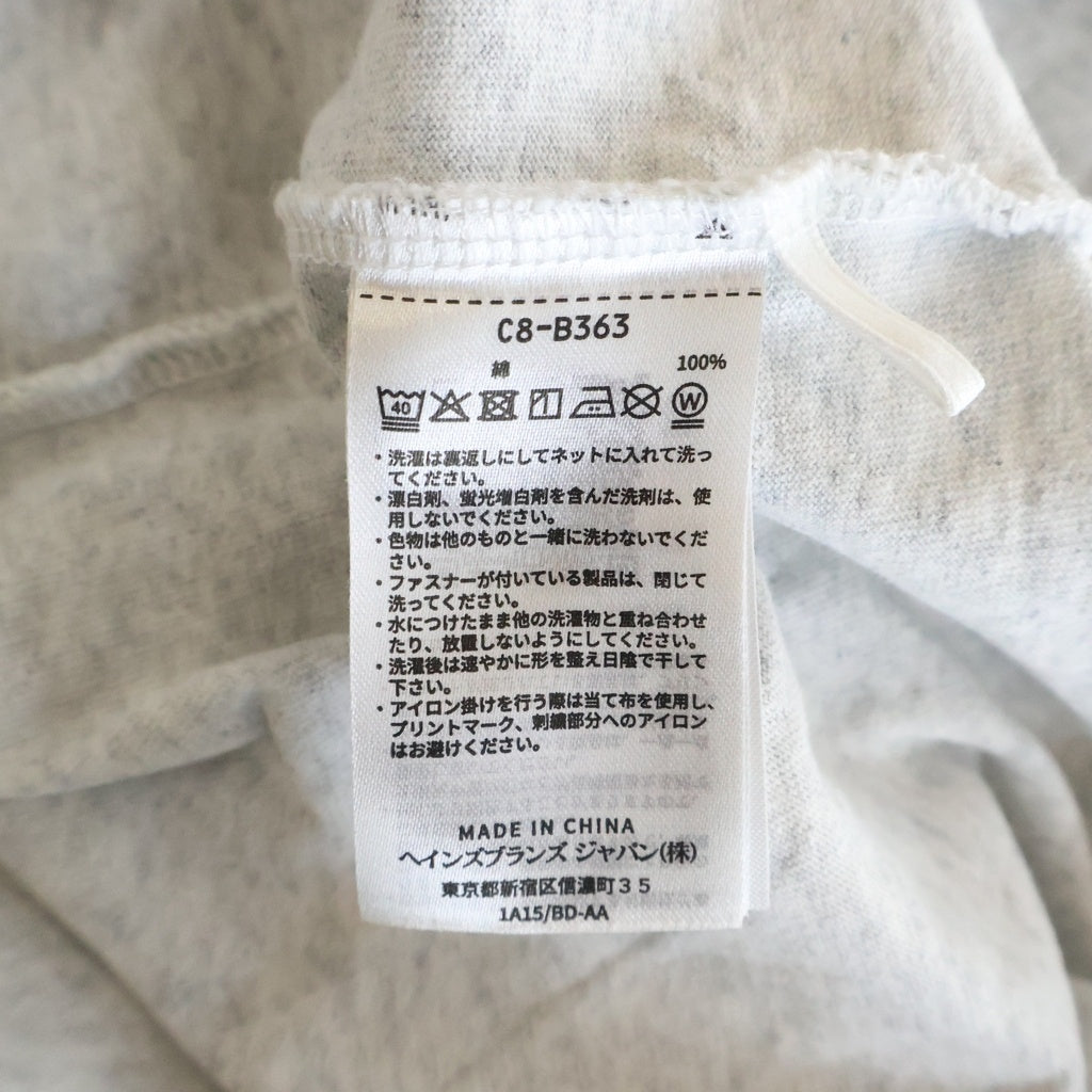 WTAPS(ダブルタップス) ×CHAMPION Academy S/S Cotton ダブルタップス アカデミー カレッジロゴ プリント クルーネック 半袖Tシャツカットソー グレー C8-B363