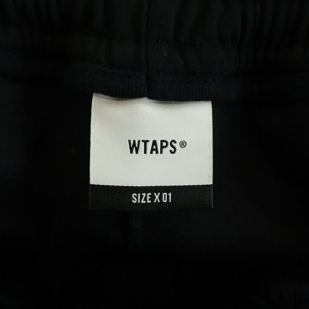 WTAPS(ダブルタップス) 24SS ダンボールニット スウェットショーツ ハーフパンツ ブラック 241ATDT-CSM08