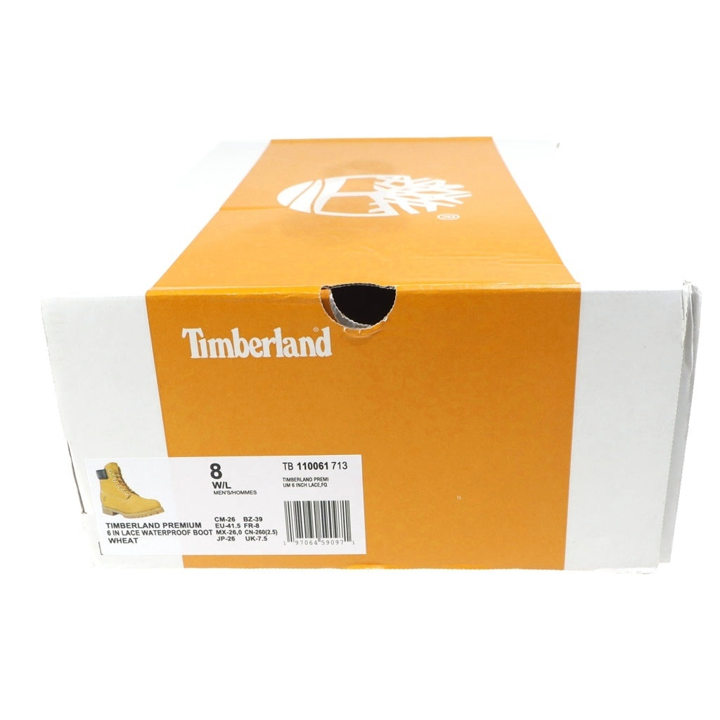 Timberland(ティンバーランド) 6-Inch Premium Waterproof Boot 6インチ プレミアム ウォータープルーフ ブーツ TB 110061 713 ブラウン