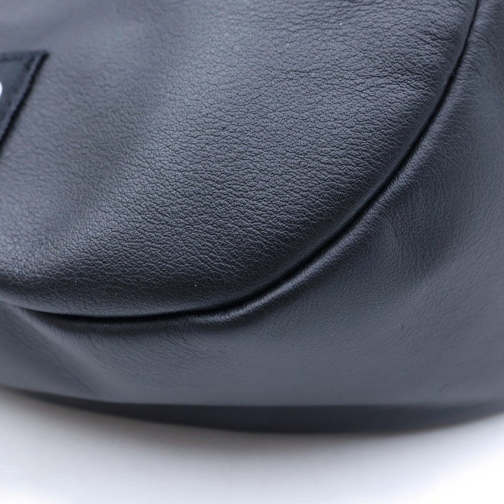 SUPREME(シュプリーム) 24AW Leather Waist Bag レザーウエストバッグ ブラック