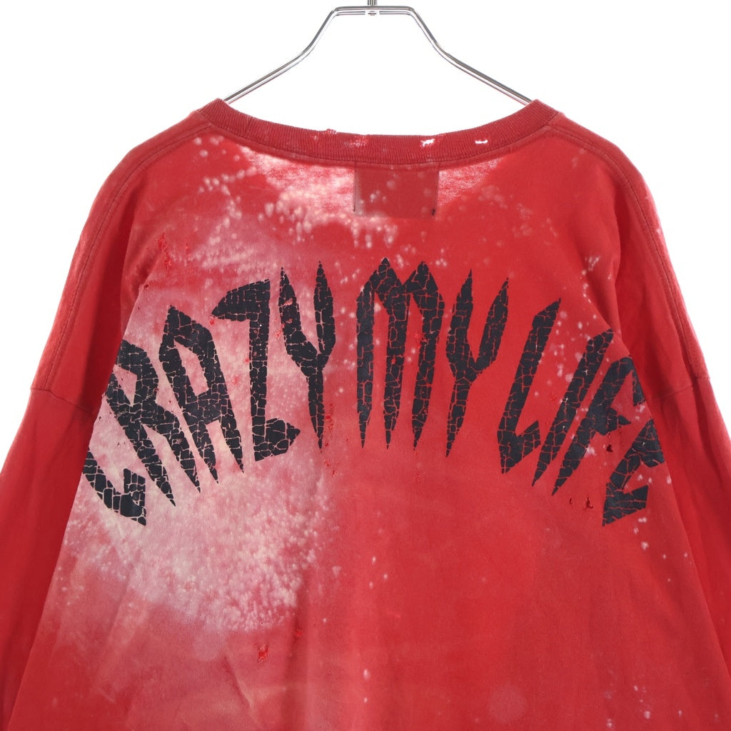 Z.VARGAS(ザックバルガス) CRAZY MY LIFE バックプリント 長袖Tシャツ
