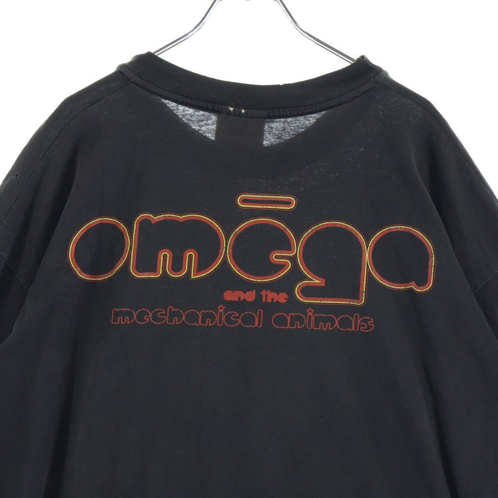 VINTAGE(ヴィンテージ) 90S MARILYN MANSON ROCK IS DEAD マリリンマンソン 両面プリント 半袖Tシャツカットソー ブラック