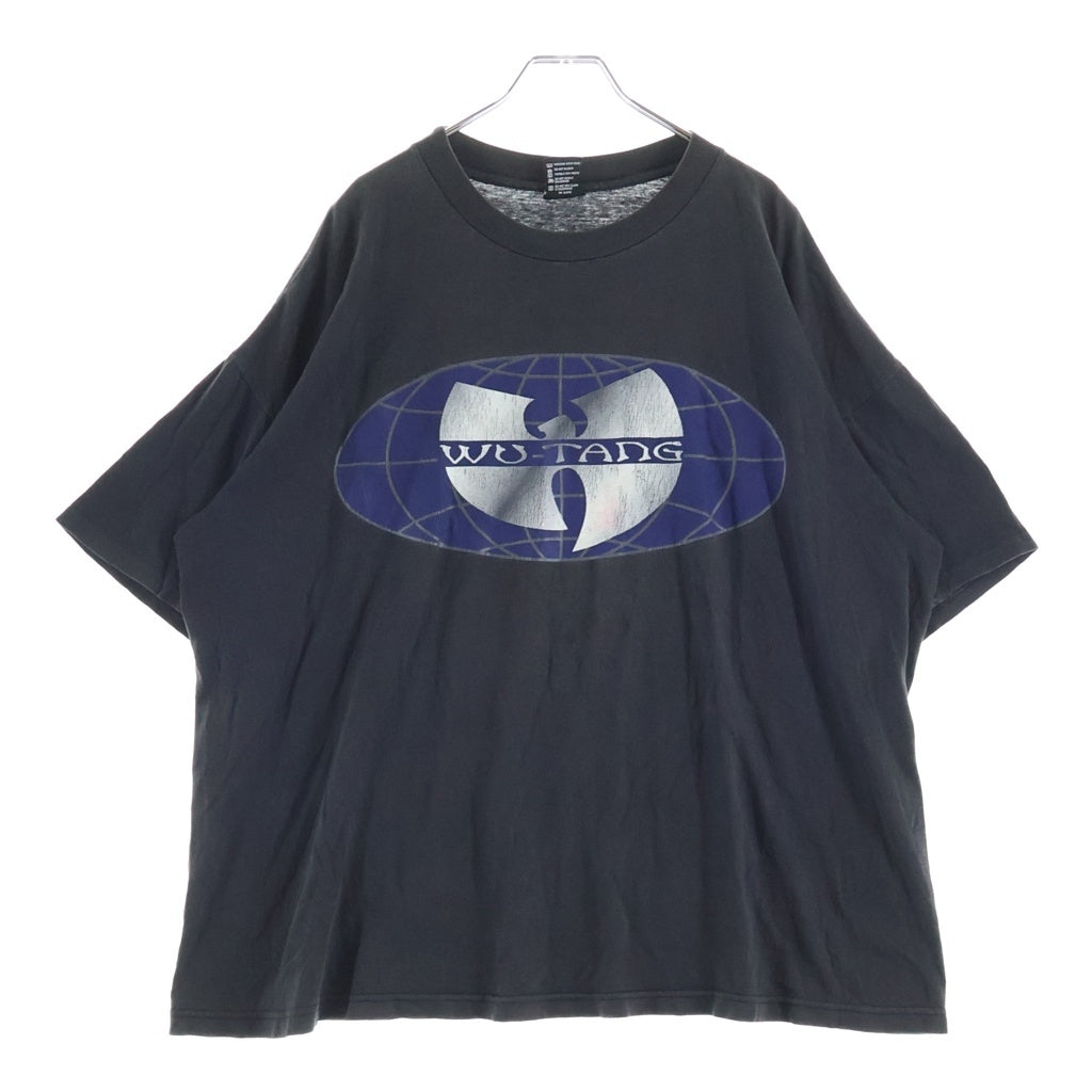 VINTAGE(ヴィンテージ) 90S WU TANG CLEAN 両面プリント 半袖Tシャツカットソー ブラック