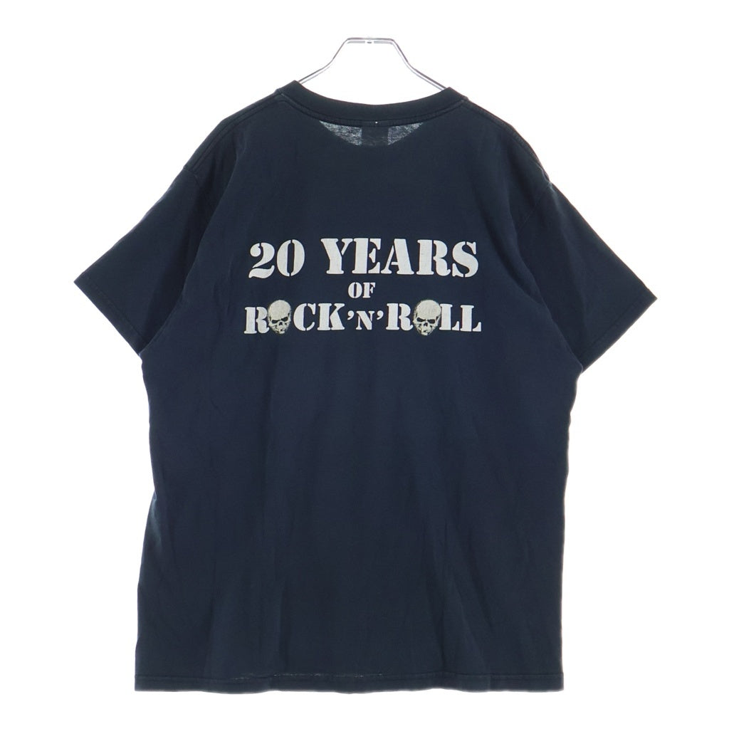 VINTAGE(ヴィンテージ) SKULL PRINT ANVIL スカルプリント 半袖Tシャツカットソー ブラック