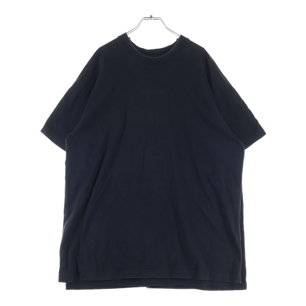 VETEMENTS(ヴェトモン) 17AW COMMANDO DOUBLE TEE 半袖Tシャツカットソー ブラック MAH18TR18