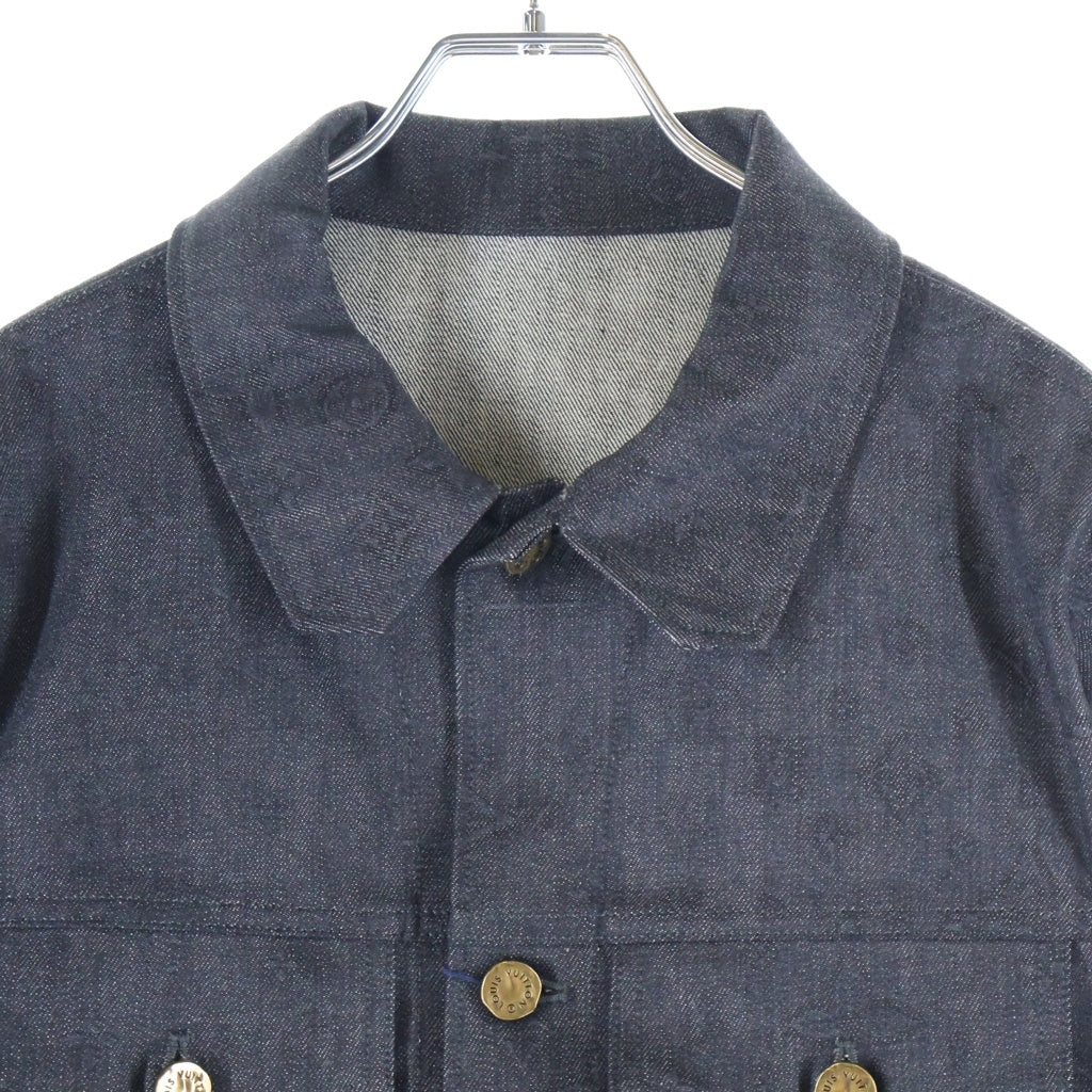 LOUIS VUITTON(ルイヴィトン) 21AW MONOGRAM DNA DENIM JACKET シャドー モノグラム デニムジャケット インディゴ RM212Q E53 HLA55W