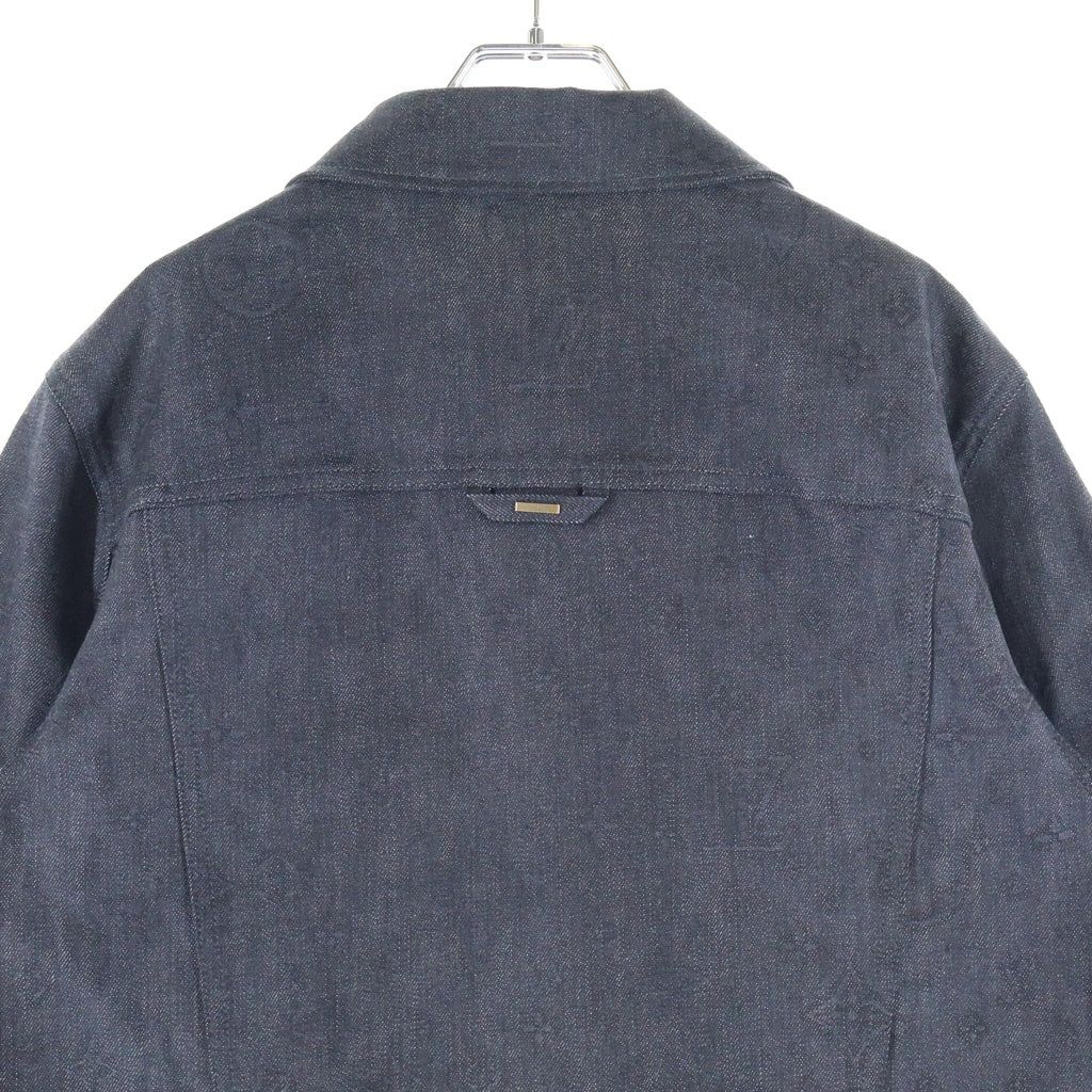 LOUIS VUITTON(ルイヴィトン) 21AW MONOGRAM DNA DENIM JACKET シャドー モノグラム デニムジャケット インディゴ RM212Q E53 HLA55W