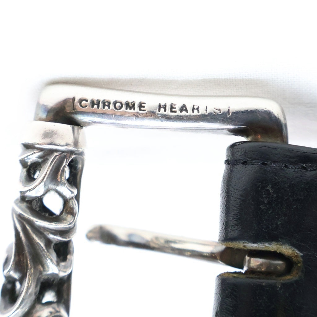 CHROME HEARTS(クロムハーツ) BLT ROLLER 3PC1.5inch 3PCローラーバックル レザーベルト シルバー