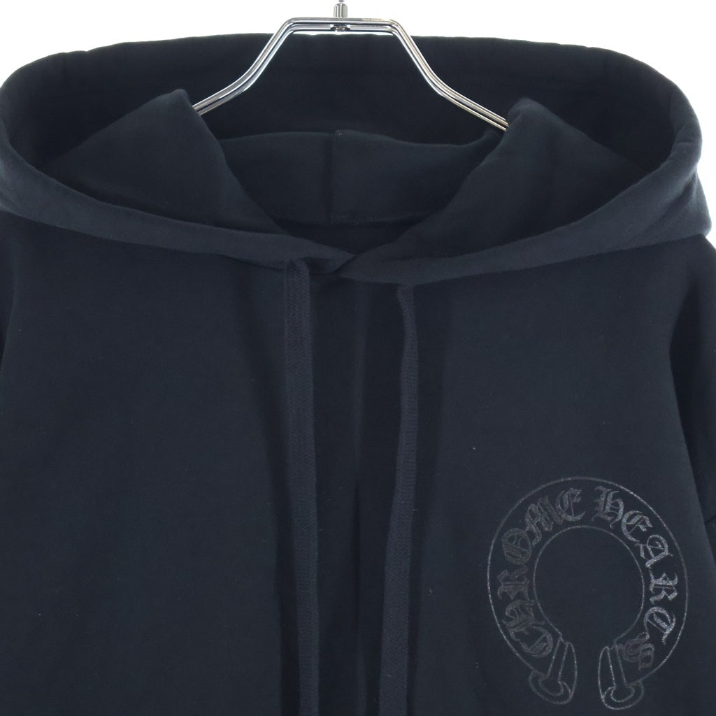 CHROME HEARTS(クロムハーツ) オンライン限定 袖フローラル プルオーバーパーカー ブラック