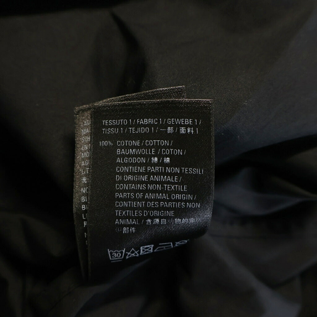 BALENCIAGA(バレンシアガ) ロゴ総柄 長袖ボタンダウンシャツ ブラック 534333 TBL96