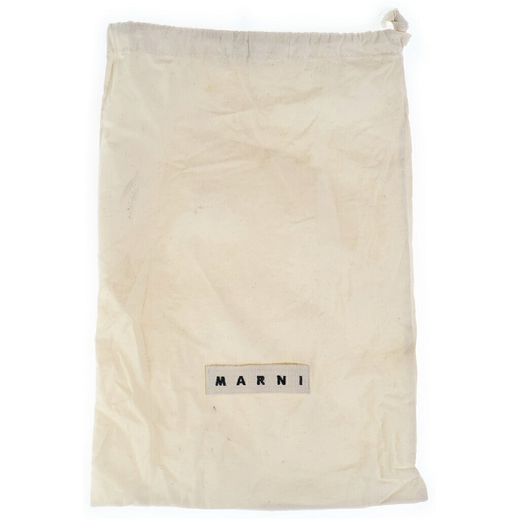 MARNI(マルニ) 16AW バンデッド レザーローカットスニーカー ブラック/ホワイト