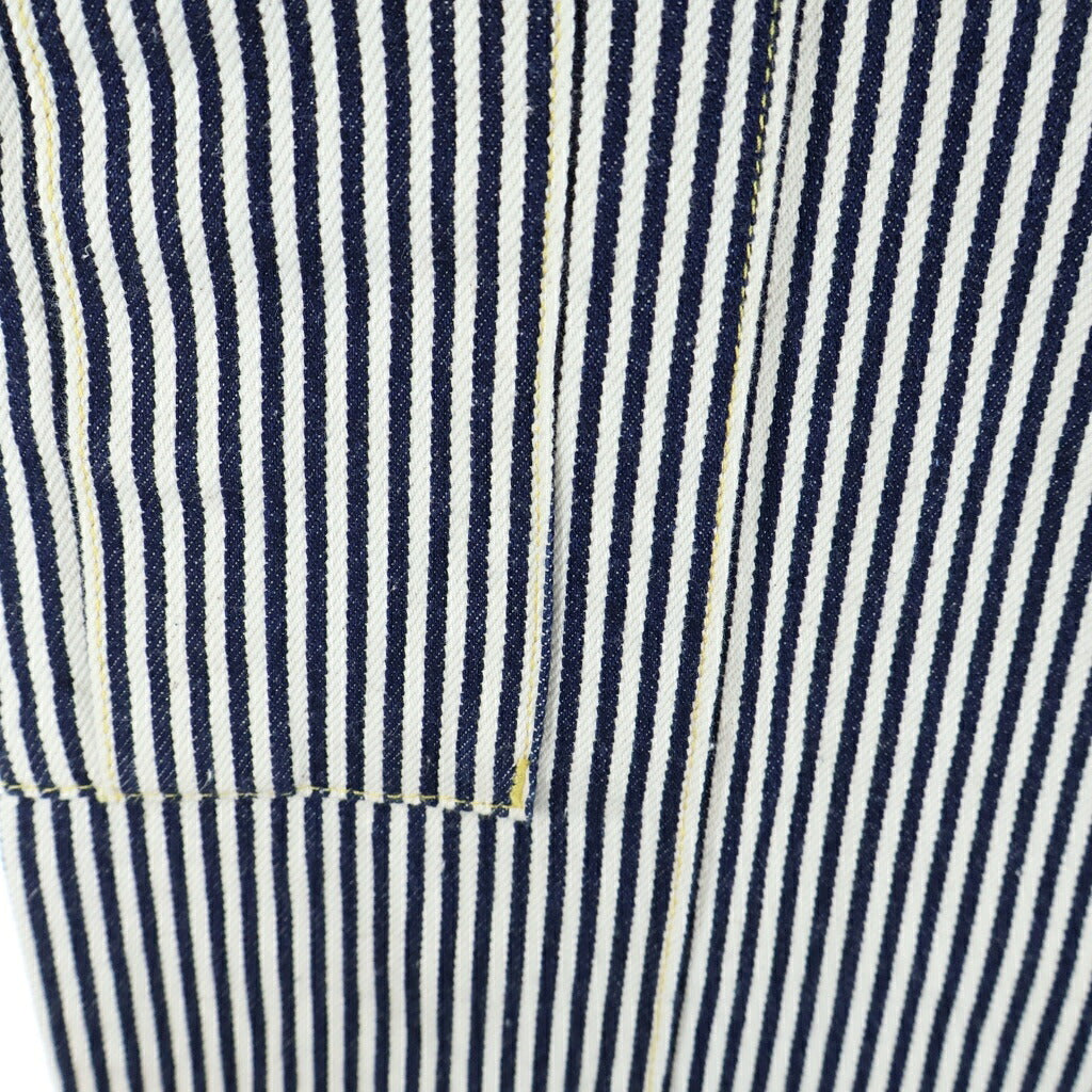 KENZO(ケンゾー) STRIPED ARMY STRAIGHT JEANS ストライプ アーミー ストレートジーンズ ブルー/ホワイト FE58DP3756N1