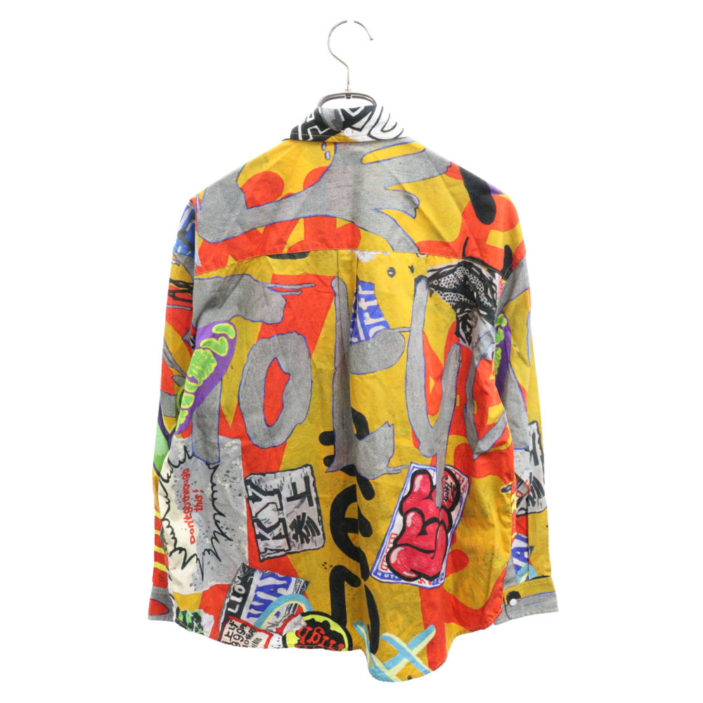 WIND AND SEA(ウィンダンシー) ×LEE KANKYO WDS SHIRT 李漢強 総柄シャツ 長袖シャツ マルチカラー