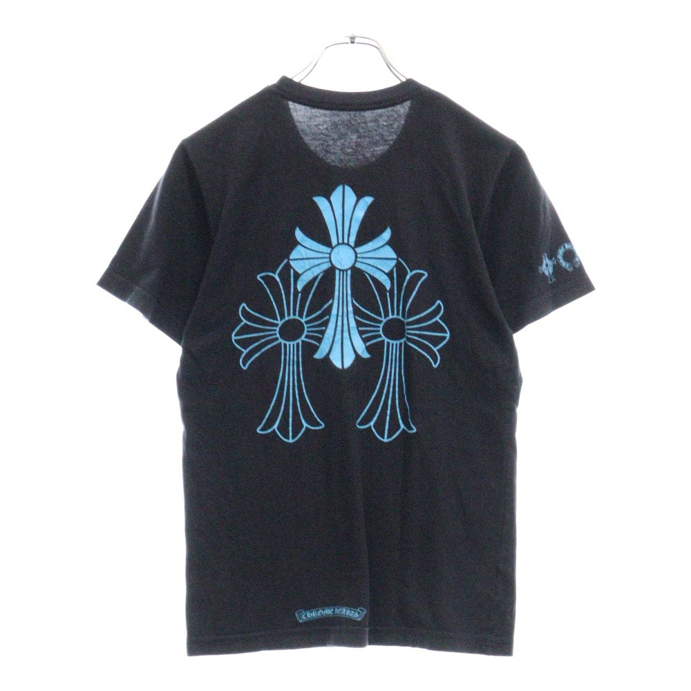 CHROME HEARTS(クロムハーツ) CH3クロスプリント半袖Tシャツ ブラック