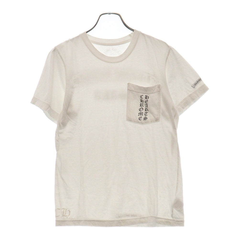 CHROME HEARTS(クロムハーツ) Osaka Scroll Label Logo Tee オオサカスクロールラベルロゴ半袖Tシャツ レディース ホワイト