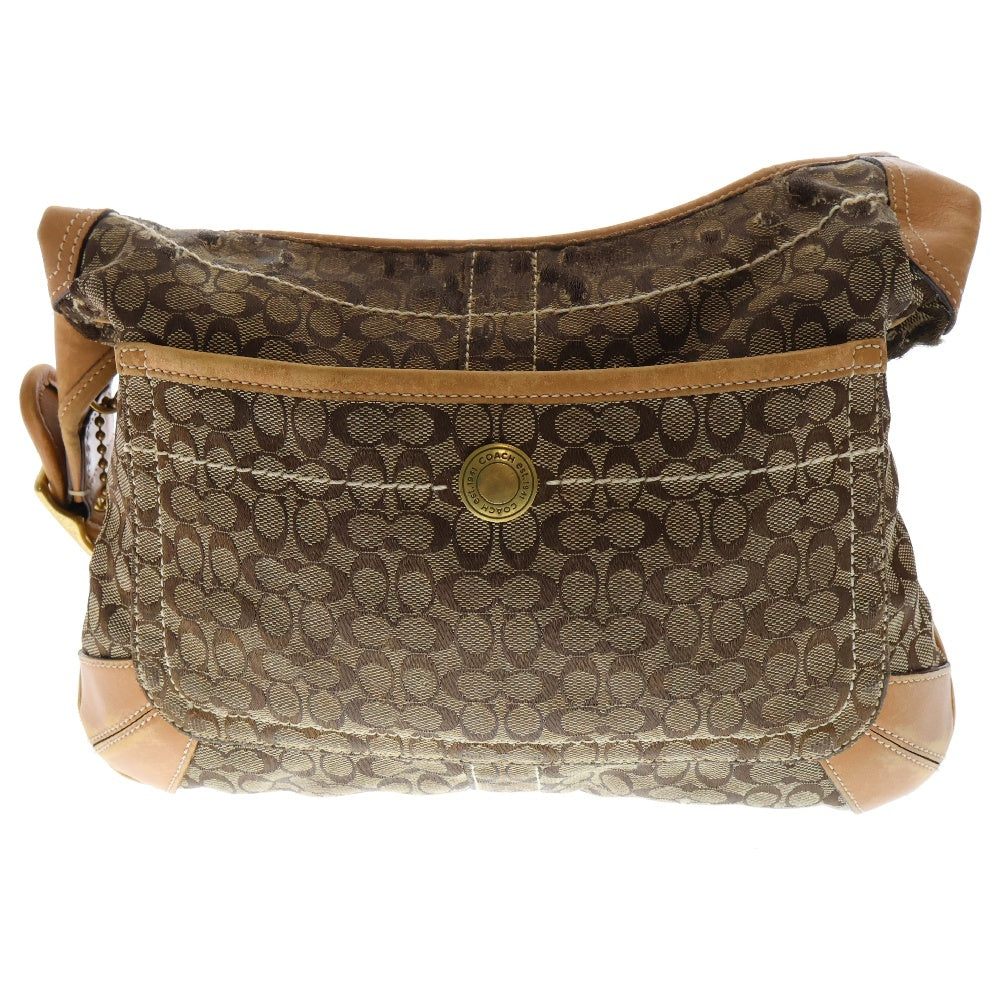 COACH(コーチ) キャンバス ルショルダーバッグ ベージュ A0749-10775