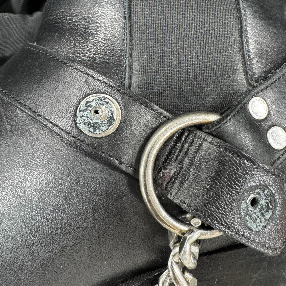 CELINE(セリーヌ) カマルグ バイカーカーフスキンチェルシーブーツ 358513808C ブラック