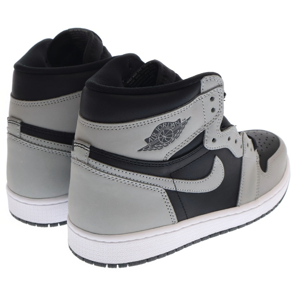 NIKE(ナイキ) AIR JORDAN 1 RETRO HIGH OG SHADOW 2.0 555088-035 エア ジョーダン シャドウ ハイカットスニーカー グレー/ブラック US8.5/26.5cm
