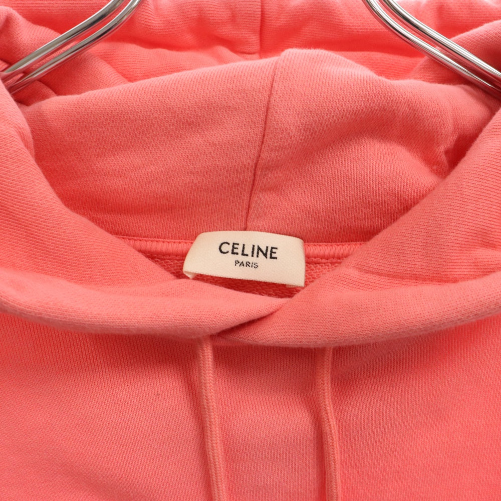CELINE(セリーヌ) 22SS FLAMINGO TENSIONS フラミンゴテンション プルオーバーパーカー オーバーサイズフーディー 2Y627670Q ピンク