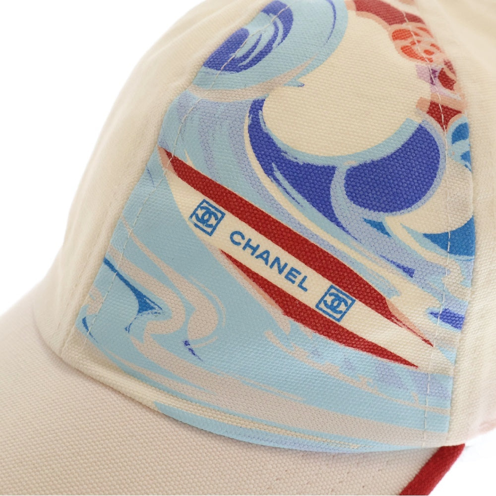 CHANEL(シャネル) ココマーク チェーン ウール キャスケット 帽子 アイボリー レディース