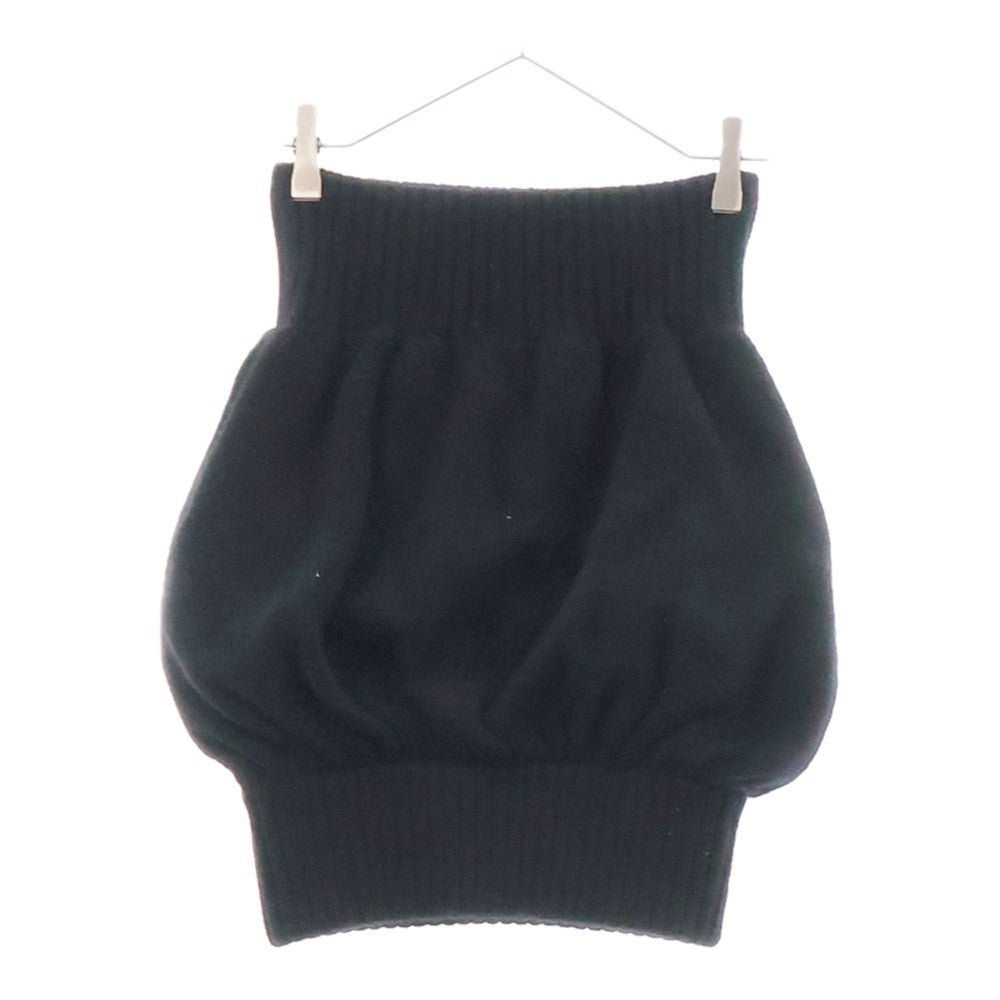 CHANEL(シャネル) 08A カシミヤ ココ クラウンバッジ ニットスカート ブラック レディース P33485K00877