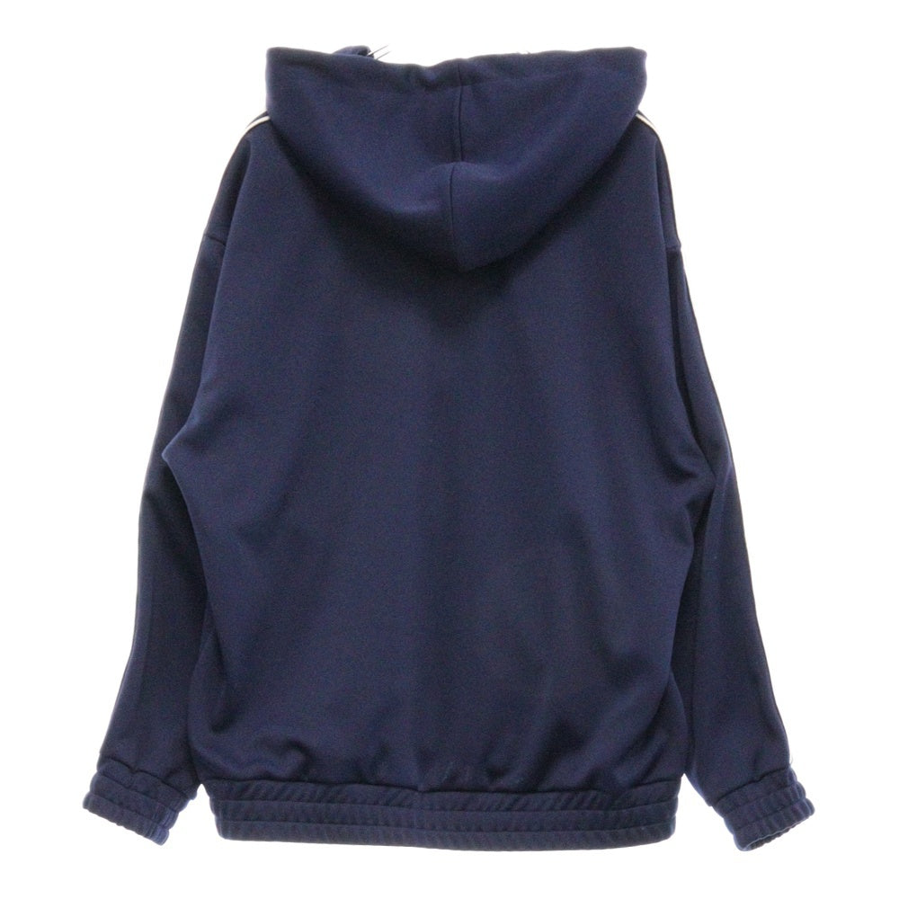 CELINE(セリーヌ) 23AW TRACKSUIT JACKET IN DOUBLE FACE JERSEY フード付きトラックスーツジャケット 2Y58B121O ネイビー