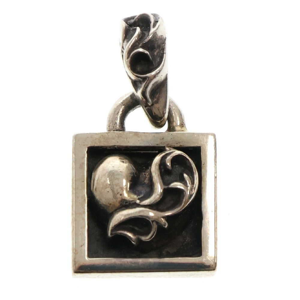CHROME HEARTS(クロムハーツ) FRAMED HEART フレームドハート チャーム ペンダントトップ シルバー BCA273