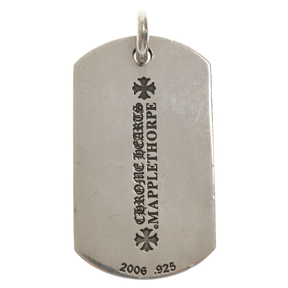 CHROME HEARTS(クロムハーツ) D TAG LRG MAPPLE THORPE メイプルソープ ドッグタグ ラージ ペンダントトップ シルバー BCA241