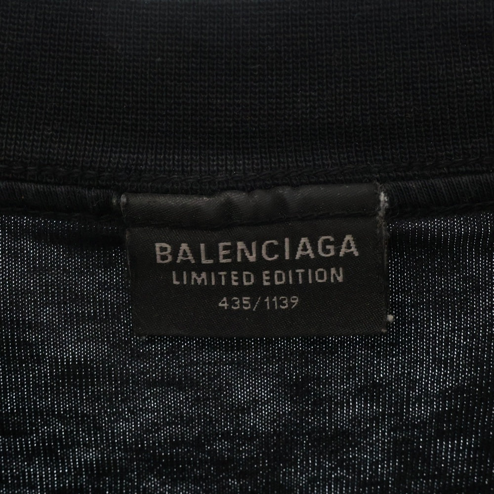 BALENCIAGA(バレンシアガ) 24AW BFRND Series Music Inside Out T-Shirt インサイドアウト ミュージックプリント半袖Tシャツ 787358 TQVG8 ブラック