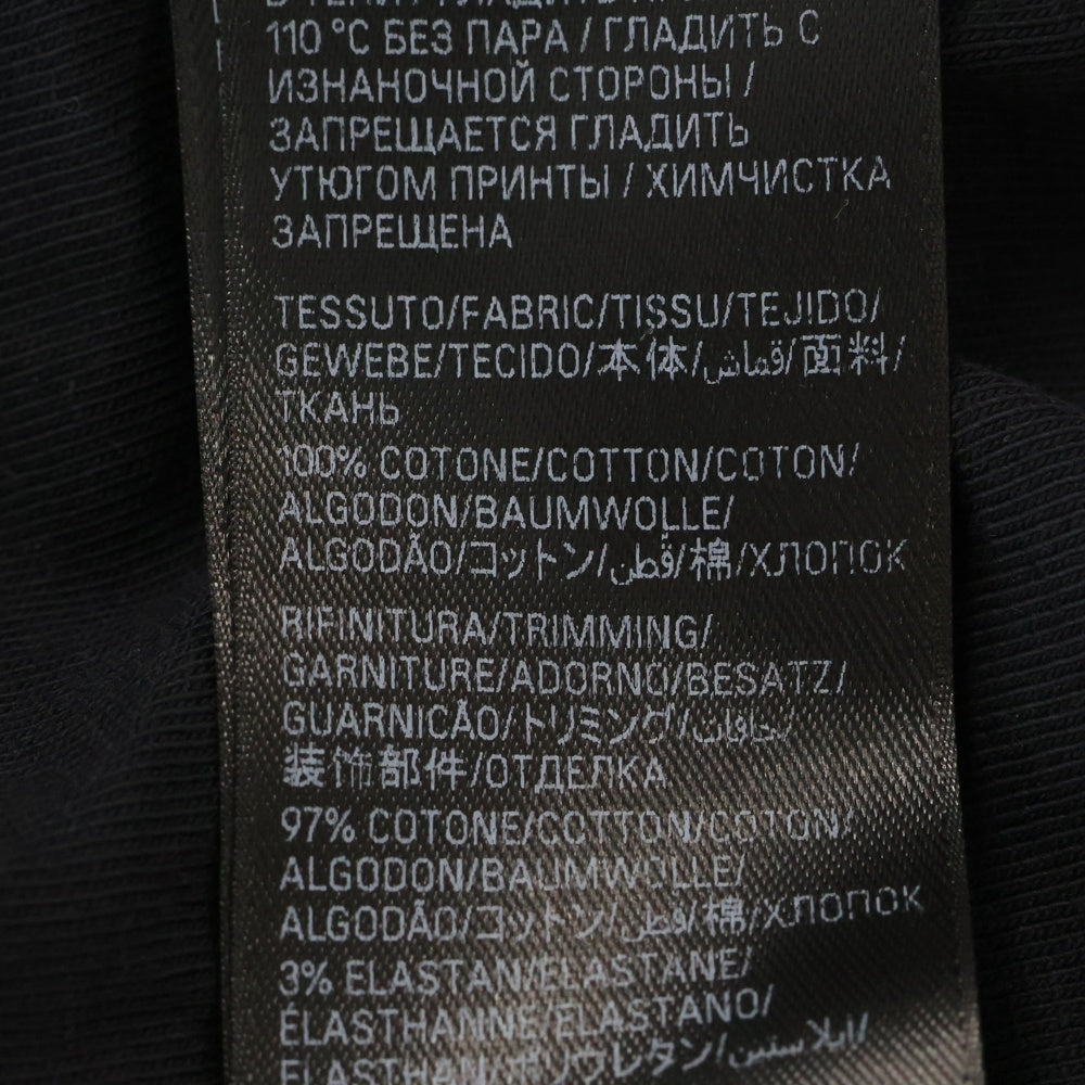 BALENCIAGA(バレンシアガ) 24AW BFRND Series Music Inside Out T-Shirt インサイドアウト ミュージックプリント半袖Tシャツ 787358 TQVG8 ブラック
