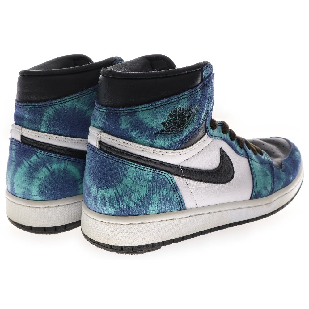 NIKE(ナイキ) WMNS AIR JORDAN 1 HIGH OG Tie-Dye CD0461-100 ウィメンズ エアジョーダン1 タイダイブルー ハイカットスニーカー ブルー US11/28.0cm