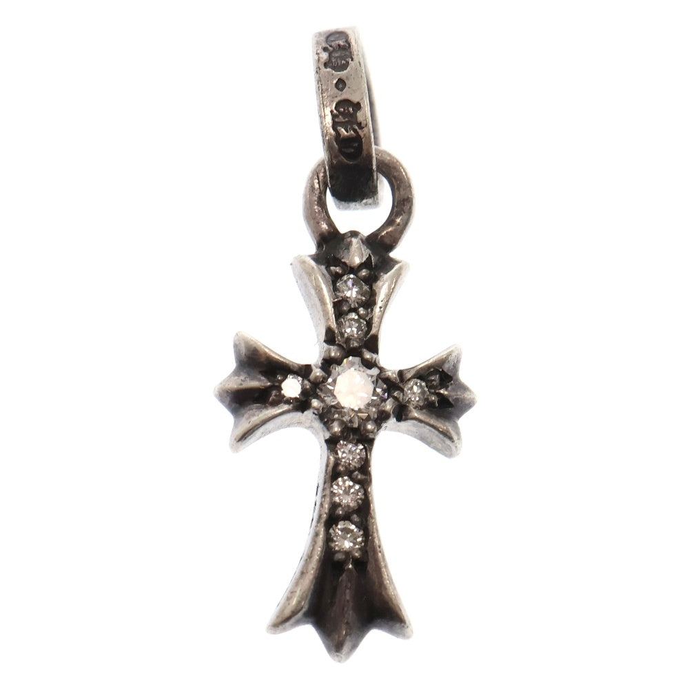 CHROME HEARTS(クロムハーツ) CRS BBYFAT P DMND ベイビーファット PAVEダイヤ ペンダントトップ シルバー BCA234