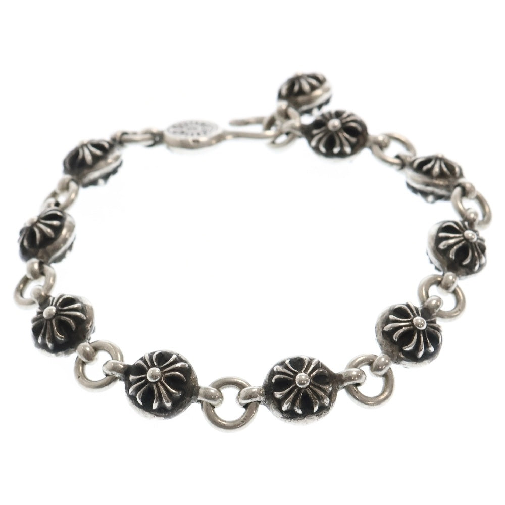 CHROME HEARTS(クロムハーツ) NO2 BALL #2クロスボールブレスレット シルバー BCA176