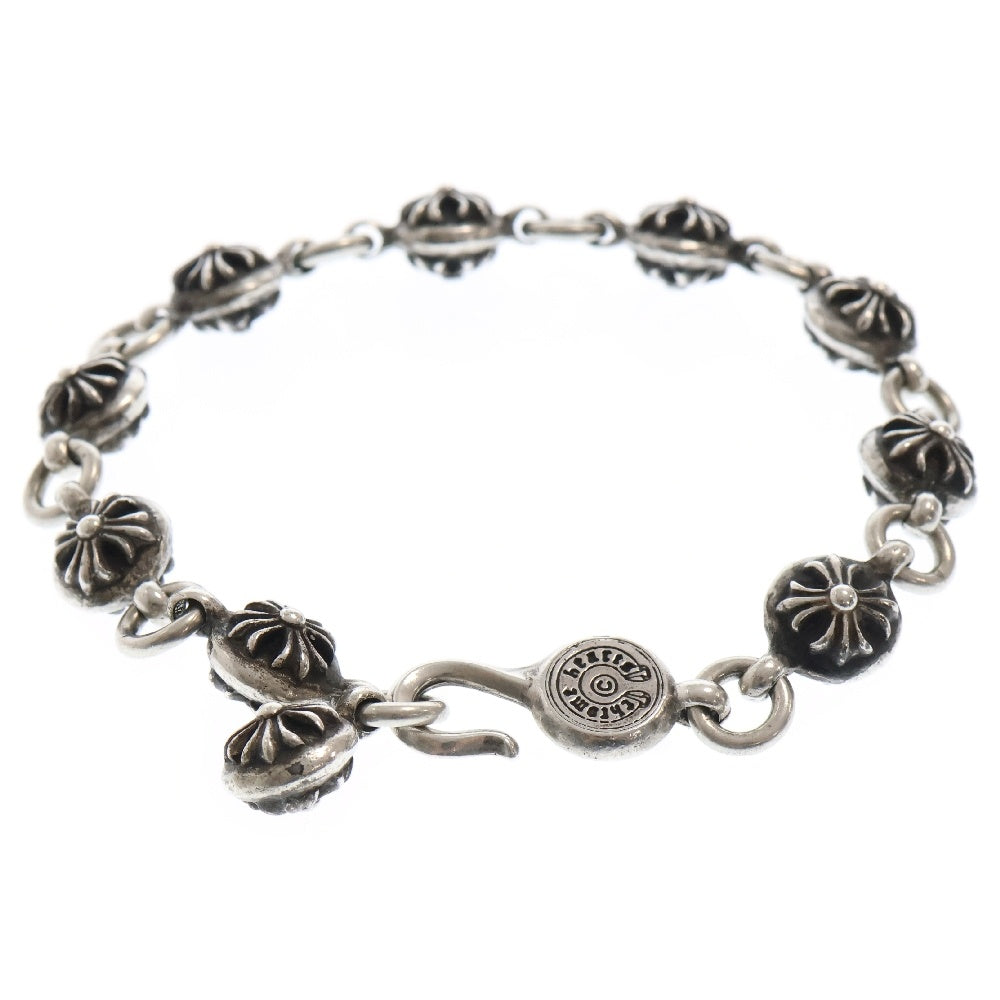 CHROME HEARTS(クロムハーツ) NO2 BALL #2クロスボールブレスレット シルバー BCA176